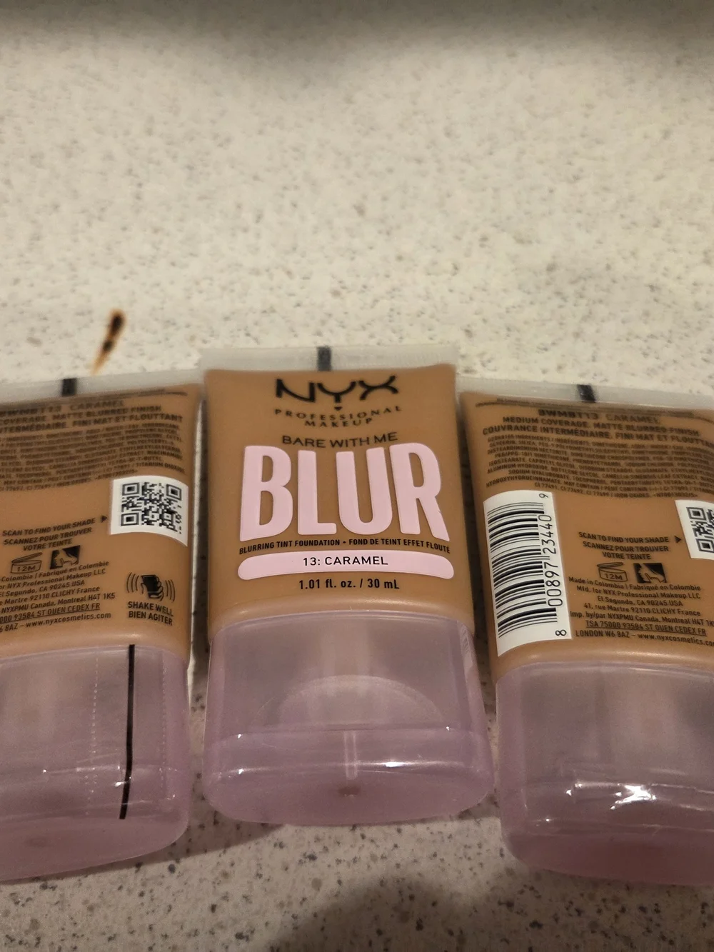 NYX Bare With Me Blur Tint Foundation - Caramel